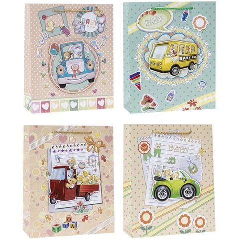⁨Torebka prezentowa 26x32x10cm TD-23167-3D-A4 ROZETTE⁩ w sklepie Wasserman.eu