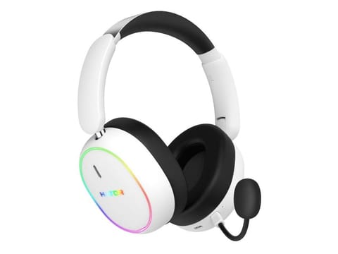 ⁨Słuchawki dla graczy Hator Phoenix 2 Wireless bezprzewodowe białe⁩ w sklepie Wasserman.eu
