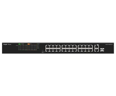 ⁨SWITCH POE RG-ES126FGS-P 24-PORTOWY REYEE⁩ w sklepie Wasserman.eu