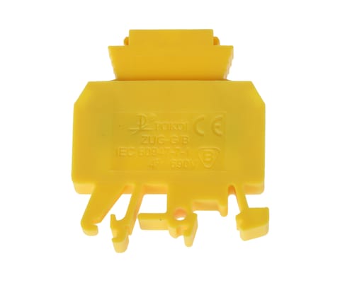 ⁨ZŁĄCZKA SZYNOWA Z WKŁADKĄ BEZPIECZNIKOWĄ ZUG-G/B DIN TS-35 Pokój⁩ w sklepie Wasserman.eu