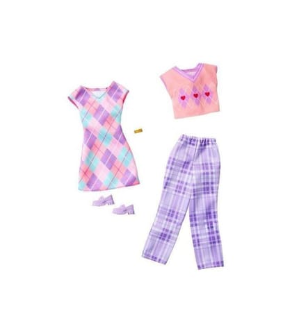 ⁨Barbie ubranka + akcesoria 2-pak HYV06⁩ w sklepie Wasserman.eu