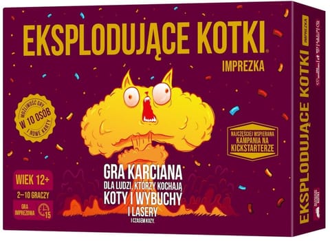 ⁨Eksplodujące Kotki: Imprezka (cicha wersja) REBEL⁩ w sklepie Wasserman.eu