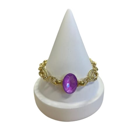 ⁨Bransoletka z kryształem Crystal Electric Violet Ignite z kolekcji Primero (B23/JES/79/16AU)⁩ w sklepie Wasserman.eu