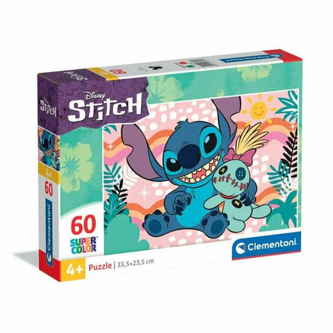 ⁨Clementoni Puzzle 60 elementów Stitch 26331⁩ w sklepie Wasserman.eu