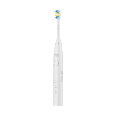 ⁨Soniczna szczoteczka do zębów TEESA SONIC 2 biała,  5 trybów pracy, etui podróżne , USB typ C⁩ w sklepie Wasserman.eu