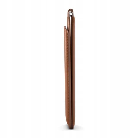 ⁨Satechi Vegan-Leather Wallet Stand - portfel i podstawka do iPhone'a z wegańskiej skóry kompatybilny z MagSafe (brown)⁩ w sklepie Wasserman.eu