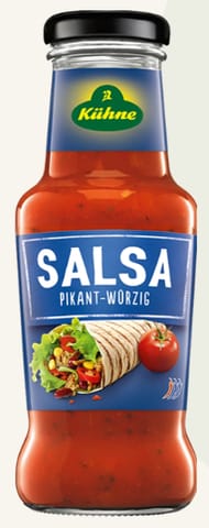 ⁨Kühne Salsa Pikant-Würzig Sos 250 ml⁩ w sklepie Wasserman.eu