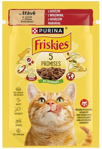 Friskies Wołowina saszetka 85g w sklepie Wasserman.eu