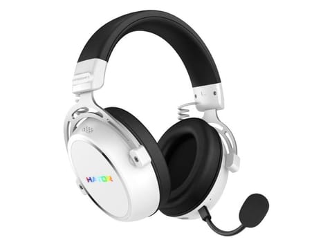 ⁨Słuchawki dla graczy Hator HYPERGANG 3 Wireless bezprzewodowe białe⁩ w sklepie Wasserman.eu