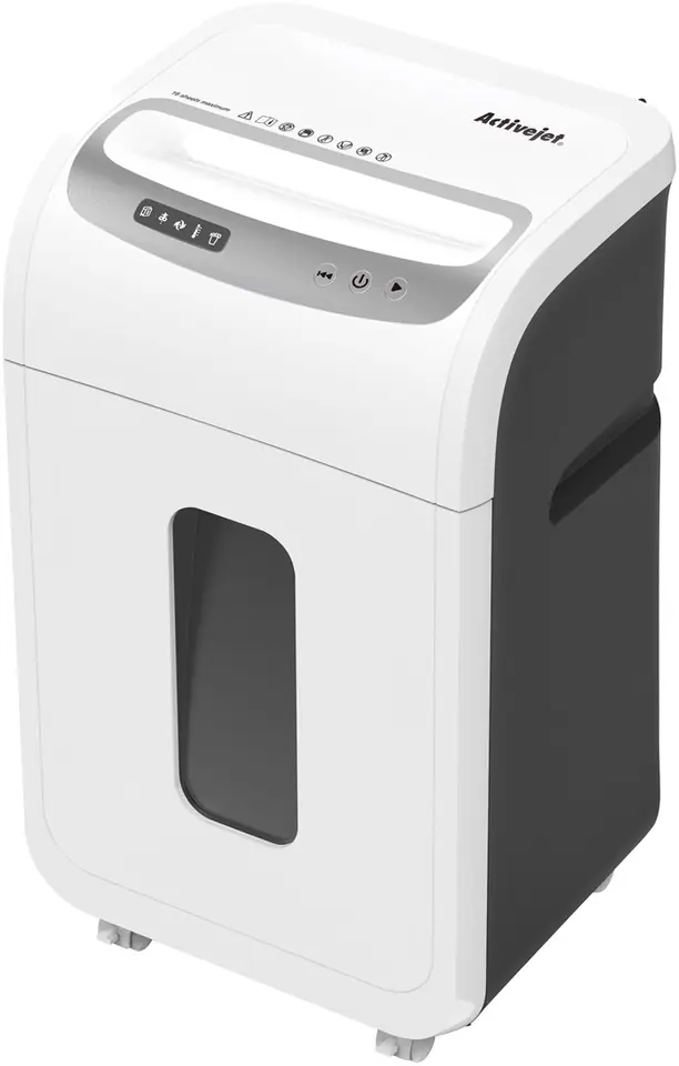 ⁨Activejet ASH-1602M Shredder for documents, white color.⁩ at Wasserman.eu