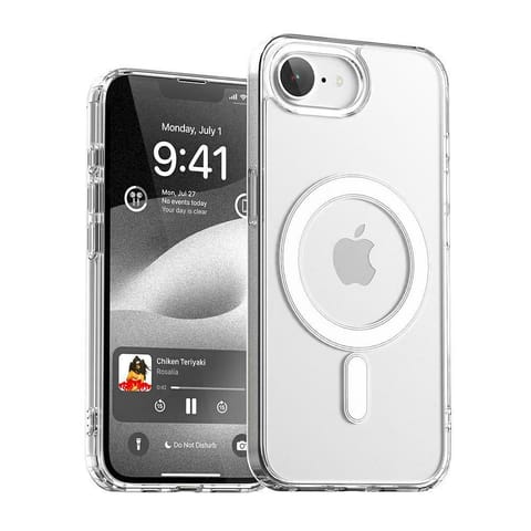 ⁨Etui Mercury Jelhard MagSafe do iPhone   16e przezroczysty⁩ w sklepie Wasserman.eu