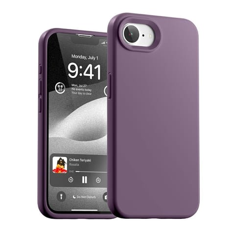 ⁨Etui Mercury Silicone do iPhone 16e      fioletowy⁩ w sklepie Wasserman.eu