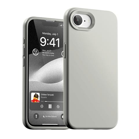 ⁨Etui Mercury Silicone do iPhone 16e      kamienny⁩ w sklepie Wasserman.eu