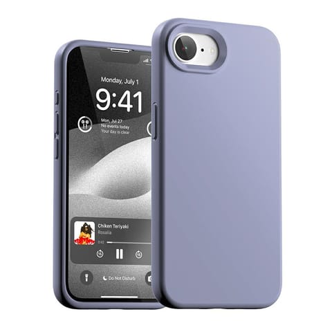 ⁨Etui Mercury Silicone do iPhone 16e      lawendowy⁩ w sklepie Wasserman.eu
