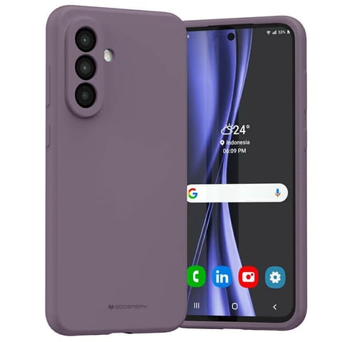 ⁨Etui Mercury Silicone do Samsung Galaxy  A36 fioletowy⁩ w sklepie Wasserman.eu