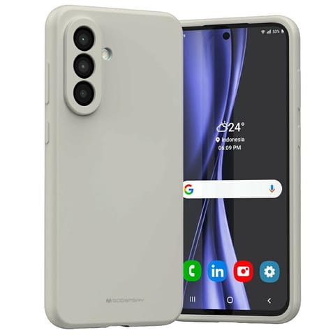 ⁨Etui Mercury Silicone do Samsung Galaxy  A36 kamienny⁩ w sklepie Wasserman.eu
