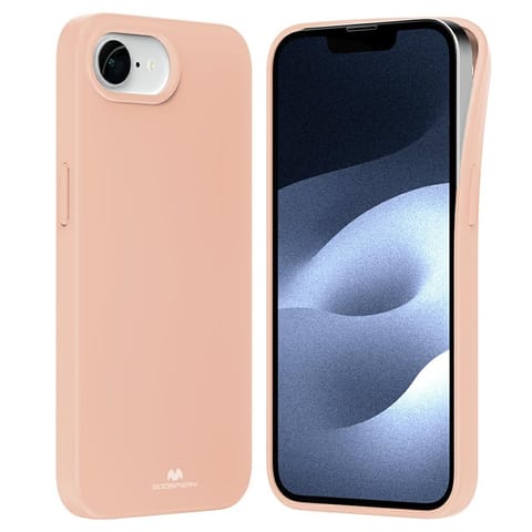 ⁨Etui Mercury Soft do iPhone 16e          różowo-piaskowy⁩ w sklepie Wasserman.eu
