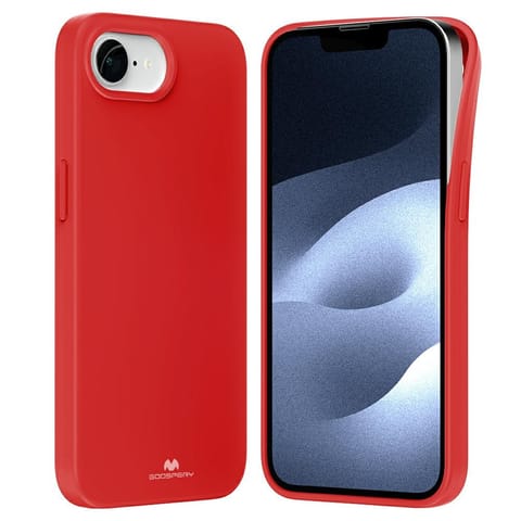 ⁨Etui Mercury Soft do iPhone 16e czerwony⁩ w sklepie Wasserman.eu