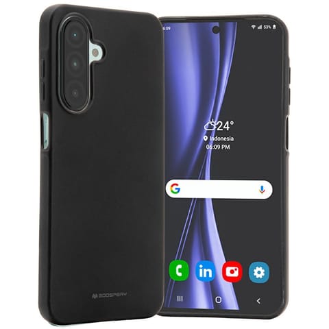 ⁨Etui Mercury Soft do Samsung Galaxy A26  czarny⁩ w sklepie Wasserman.eu