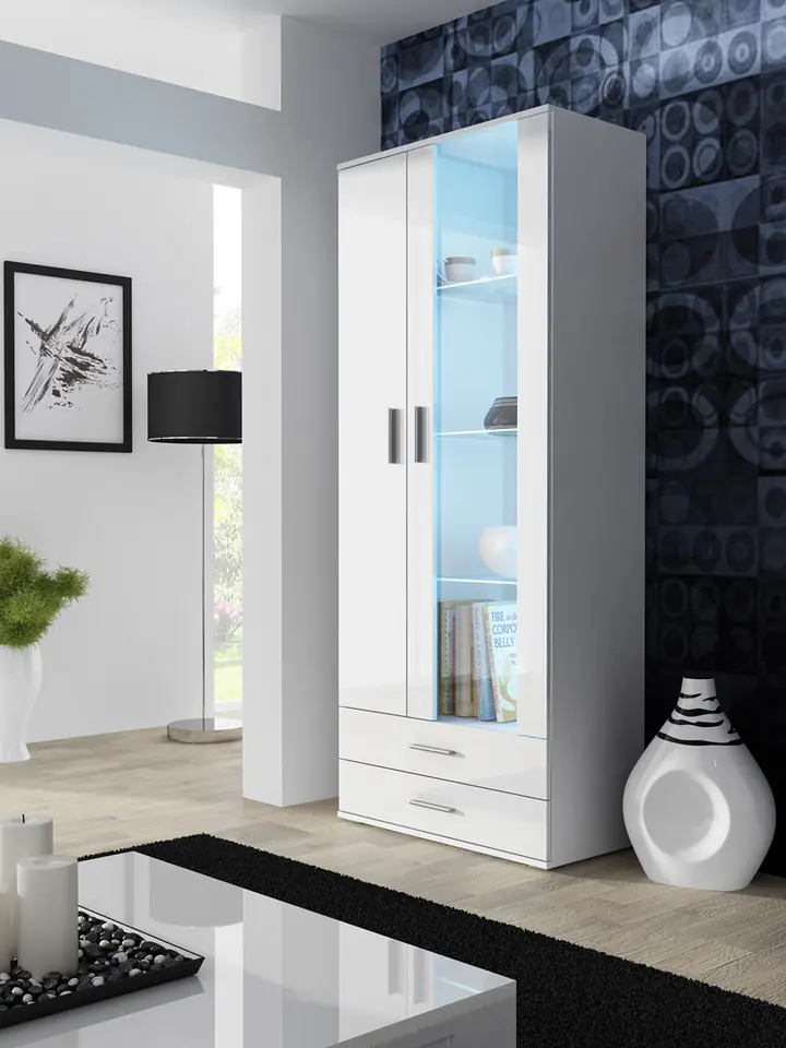 Witryna SOHO S6 2D2S biały/ biały połysk w sklepie Wasserman.eu