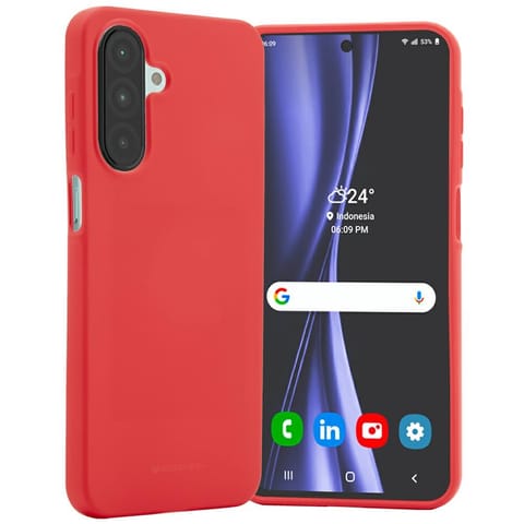⁨Etui Mercury Soft do Samsung Galaxy A26  czerwony⁩ w sklepie Wasserman.eu