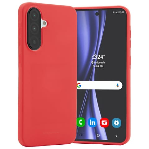 ⁨Etui Mercury Soft do Samsung Galaxy A36  czerwony⁩ w sklepie Wasserman.eu