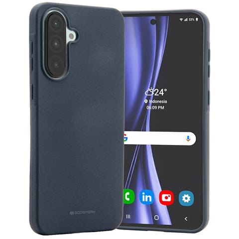 ⁨Etui Mercury Soft do Samsung Galaxy A36  granatowy⁩ w sklepie Wasserman.eu
