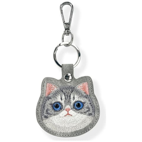 ⁨Etui na lokalizator / brelok Nimmy New   Big Eyed Pet 2.0 Cat szary⁩ w sklepie Wasserman.eu