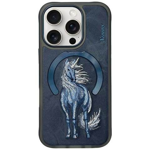 ⁨Etui Nimmy Magnetic Fantasy Animal       MagSafe do iPhone 16 Pro Max niebieski⁩ w sklepie Wasserman.eu
