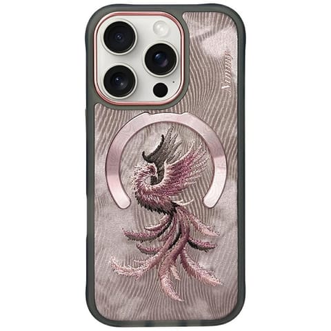 ⁨Etui Nimmy Magnetic Fantasy Animal       MagSafe do iPhone 16 Pro Max różowo złoty⁩ w sklepie Wasserman.eu