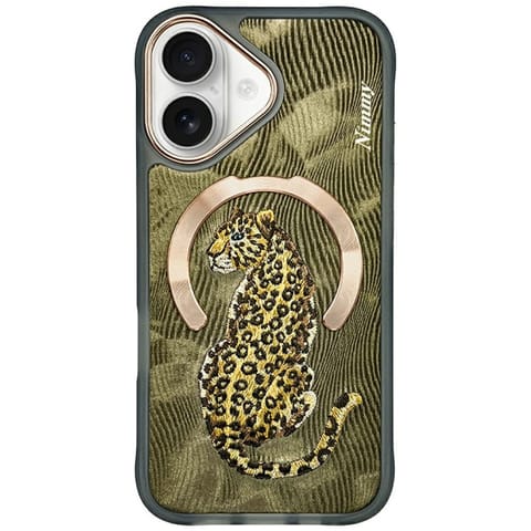 ⁨Etui Nimmy Magnetic Fantasy Animal       MagSafe do iPhone 16 złoty⁩ w sklepie Wasserman.eu
