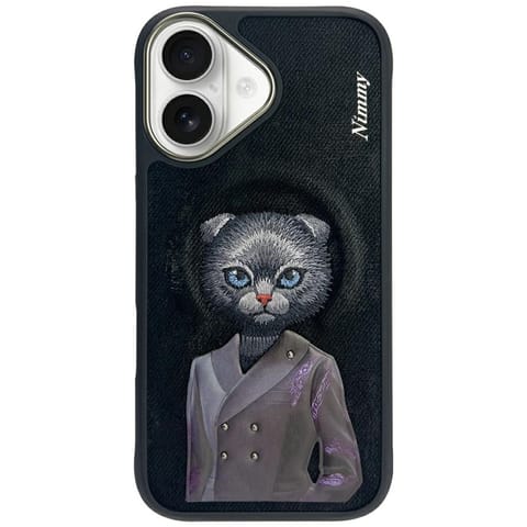 ⁨Etui Nimmy Magnetic fashion cute pet     MagSafe do iPhone 16 czarny⁩ w sklepie Wasserman.eu