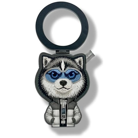 ⁨Magnetyczna zawieszka Nimmy Cool&Cute    2.0 Wolf czarny⁩ w sklepie Wasserman.eu
