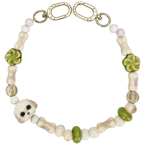 ⁨Zawieszka na torebkę handstrap Nimmy New Big Eye Cute Pets 2.0 brązowy⁩ w sklepie Wasserman.eu