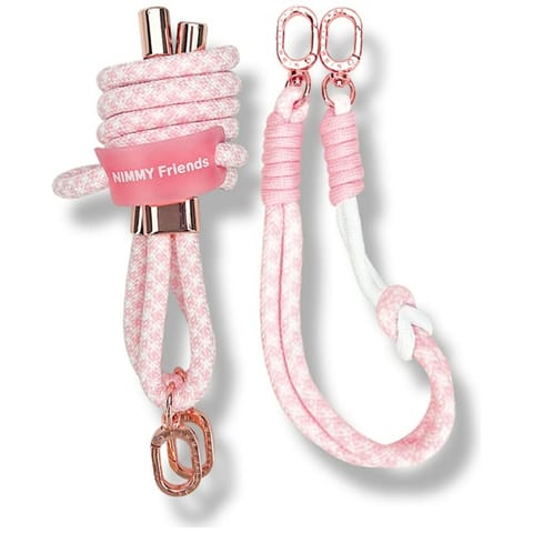 ⁨Zestaw crossbody + handstrap Nimmy       Cool&Cute 2.0 różowy⁩ w sklepie Wasserman.eu