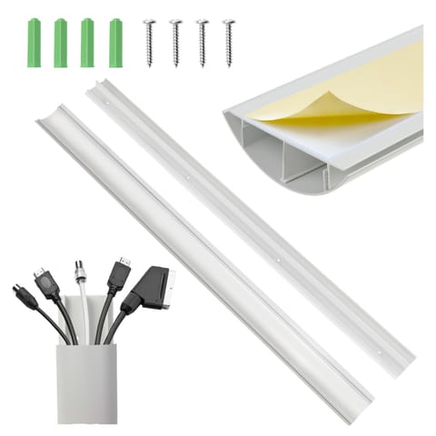 ⁨Aluminiowa listwa maskująca do kabli Maclean, 40x20x750mm, czarna, MC-814 B⁩ w sklepie Wasserman.eu