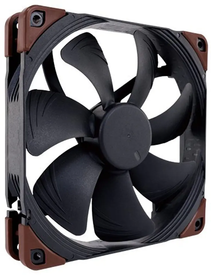 ⁨Noctua NF-A14 industrialPPC-2000 Computer case Fan 14 cm Black, Brown⁩ at Wasserman.eu