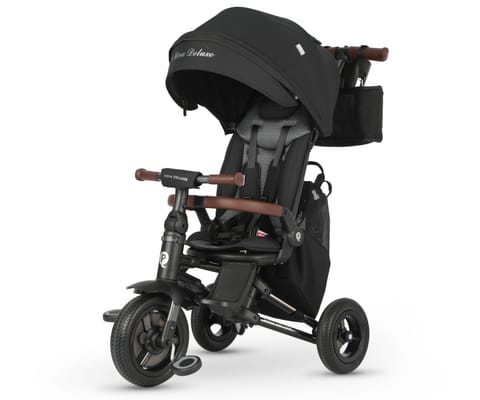 ⁨Qplay Rowerek Trójkołowy Nova Deluxe Black⁩ w sklepie Wasserman.eu