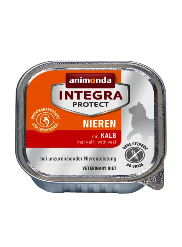 ⁨ANIMONDA Integra Protect Nieren dla kota smak: cielęcina - tacka 100g⁩ w sklepie Wasserman.eu