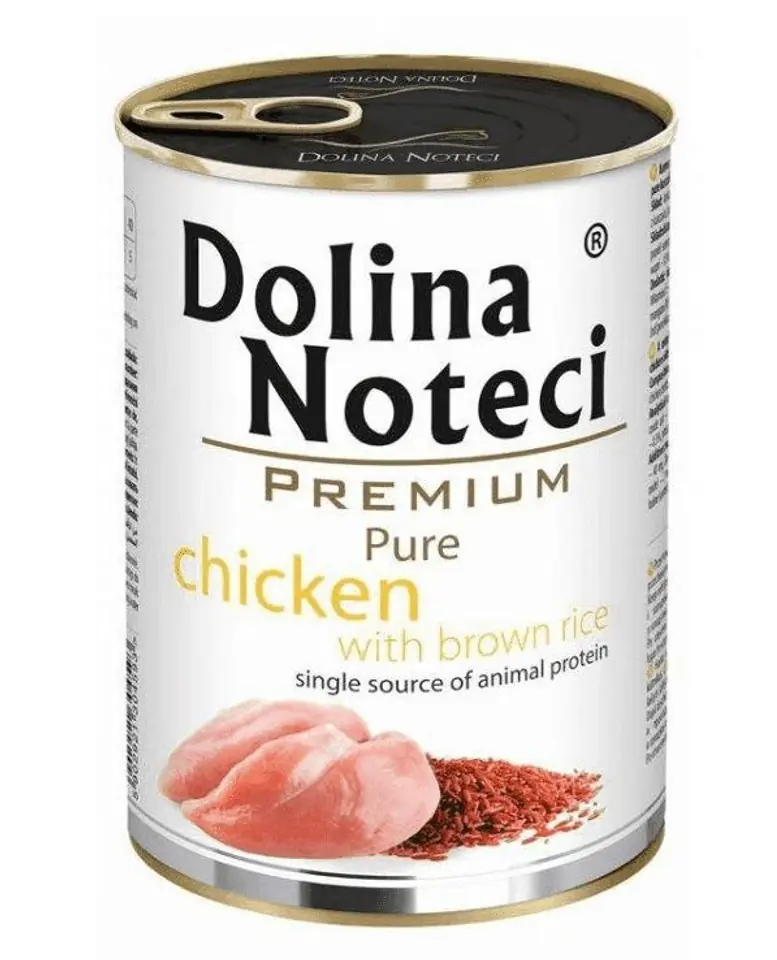 ⁨Dolina Noteci Premium Pure rich in chicken with rice - wet dog food - 400g⁩ at Wasserman.eu