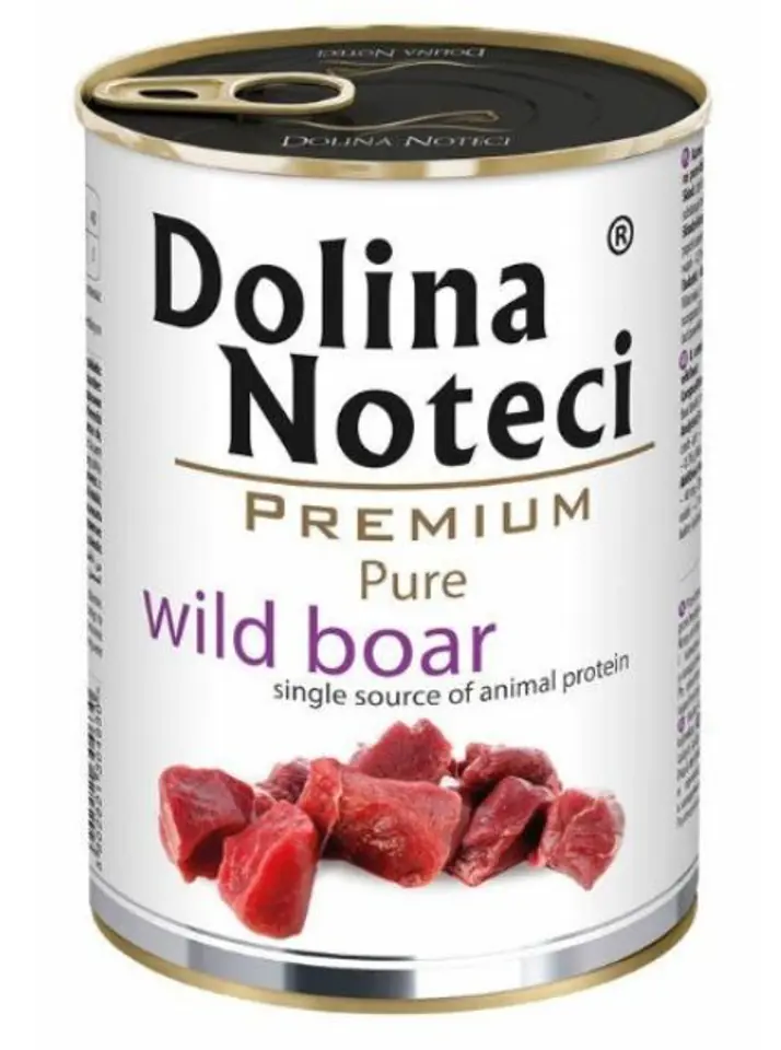 ⁨DOLINA NOTECI Premium Pure bogata w dziczyznę - mokra karma dla psa - 400g⁩ w sklepie Wasserman.eu