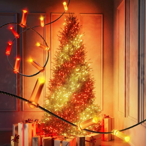 ⁨Twinkly Candies 200 Candle-shaped RGB LEDs, USB-C|Green Wire⁩ w sklepie Wasserman.eu