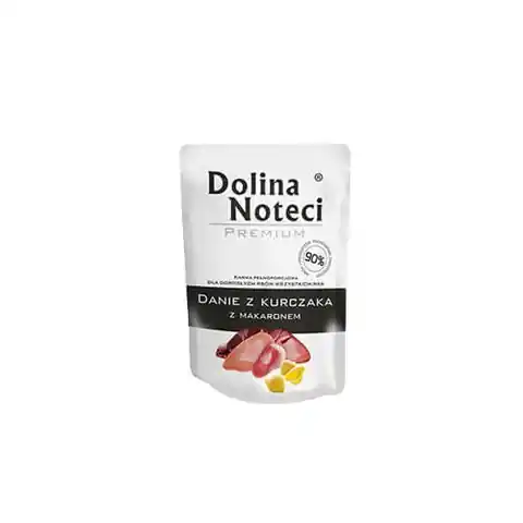 ⁨DOLINA NOTECI Premium danie z kurczaka z makaronem - mokra karma dla psa - 300g⁩ w sklepie Wasserman.eu