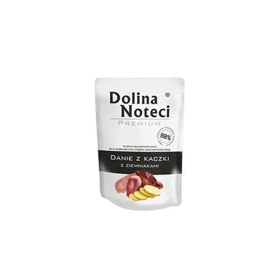 ⁨Dolina Noteci Premiu duck dish with potatoes - wet dog food - 300g⁩ at Wasserman.eu