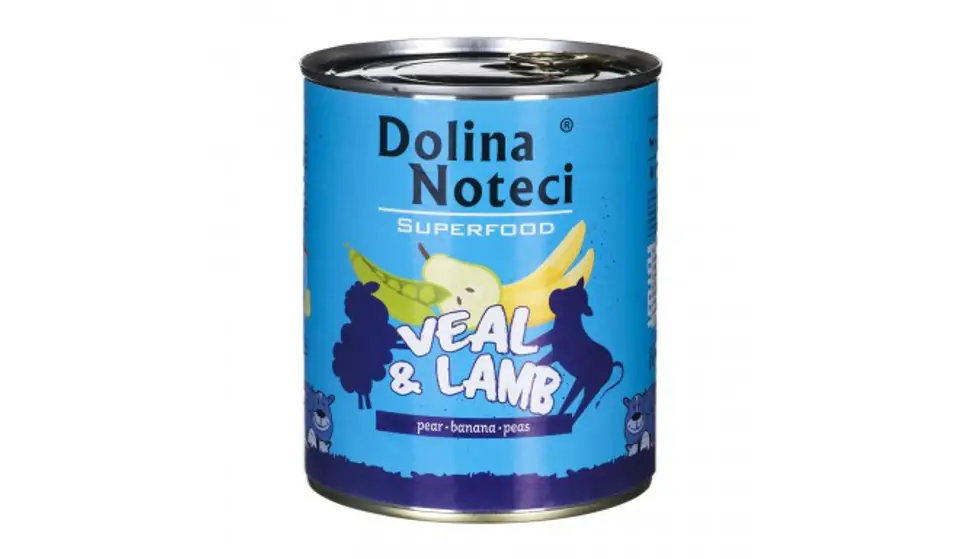 ⁨Dolina Noteci Superfood with veal and lamb - wet dog food - 800g⁩ at Wasserman.eu