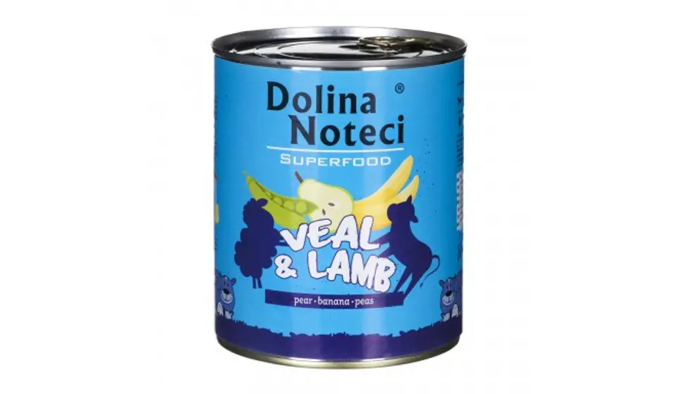 ⁨DOLINA NOTECI Superfood z cielęciną i jagnięciną - mokra karma dla psa - 800g⁩ w sklepie Wasserman.eu