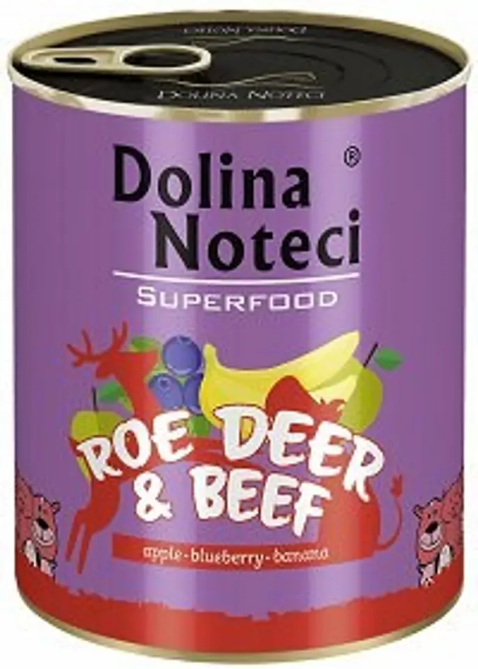 ⁨DOLINA NOTECI Superfood z sarną i wołowiną - mokra karma dla psa - 800g⁩ w sklepie Wasserman.eu