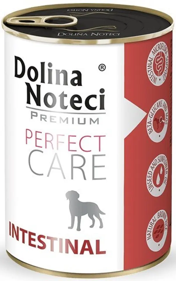 ⁨DOLINA NOTECI Premium Perfect Care Intestinal - mokra karma dla psów z problemami gastrycznymi - 400g⁩ w sklepie Wasserman.eu