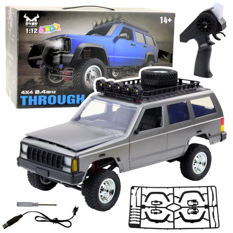 ⁨Samochód Terenowy MN78 Zdalnie Sterowany RC Napęd 4x4 Srebrny 1:12⁩ w sklepie Wasserman.eu