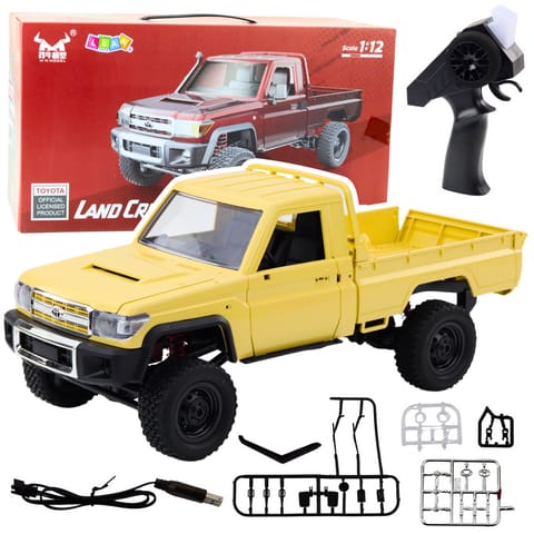 ⁨Samochód Terenowy MN82 Zdalnie Sterowany RC Napęd 4x4 Żółty 1:12⁩ w sklepie Wasserman.eu